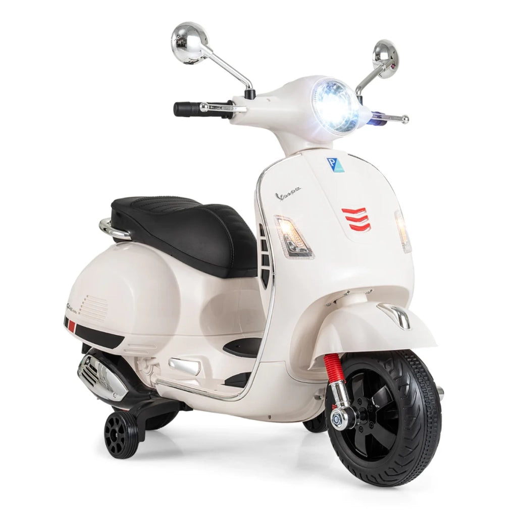 Moto elettrica per bambini 101 x 46 x 75 cm massima sicurezza design VESPA PP bianco 20_0018572