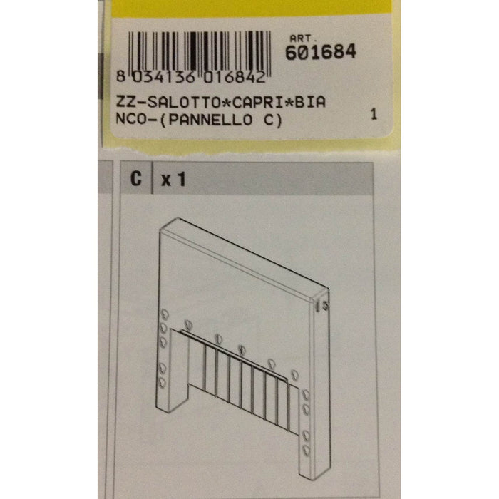 salotto capri bianco-(pannello c) cod:ferx.601684