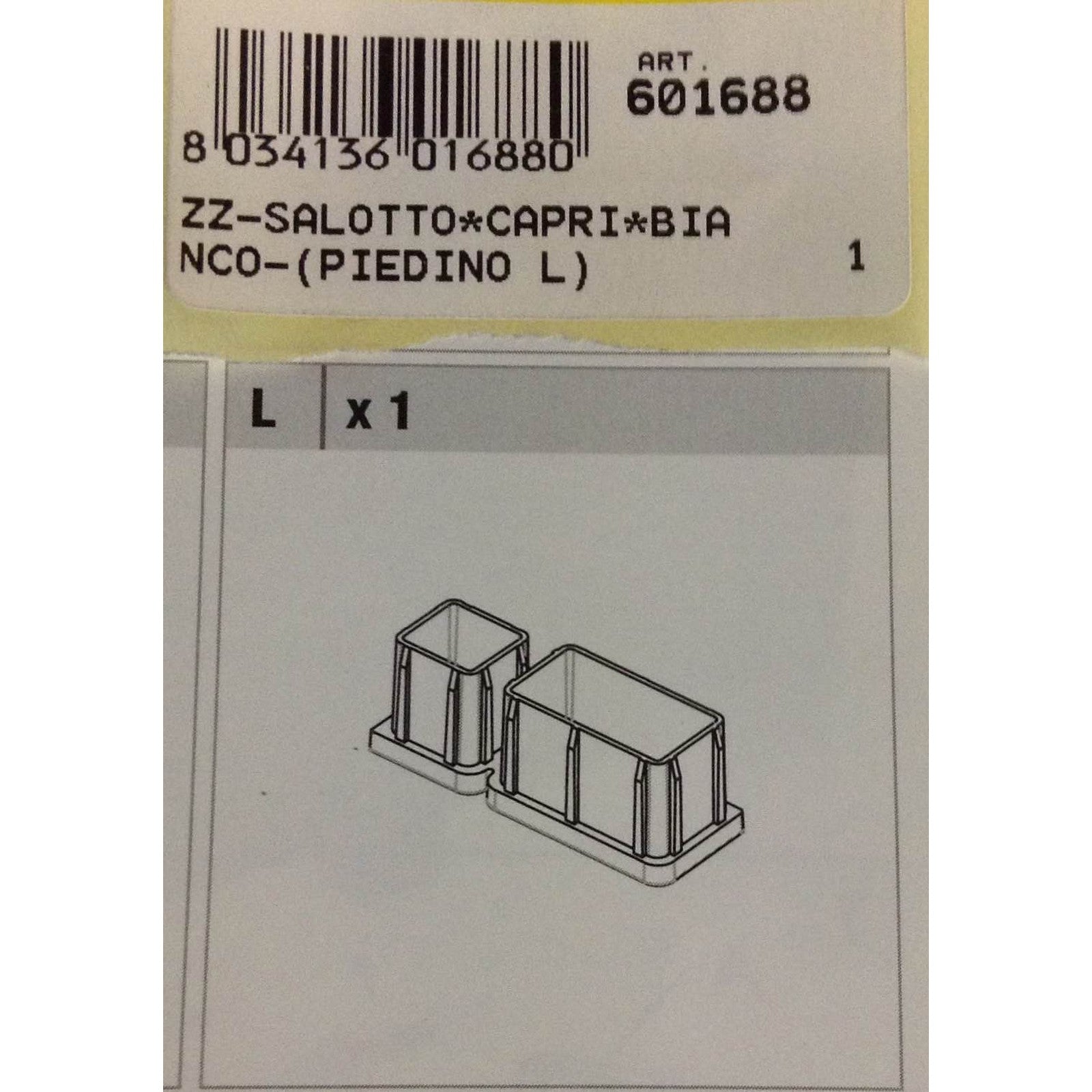 salotto capri bianco-(piedino l) cod:ferx.601688