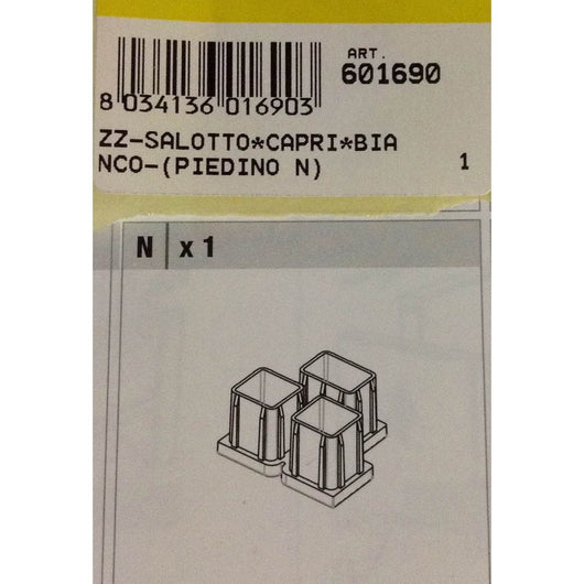 salotto capri bianco-(piedino n) cod:ferx.601690