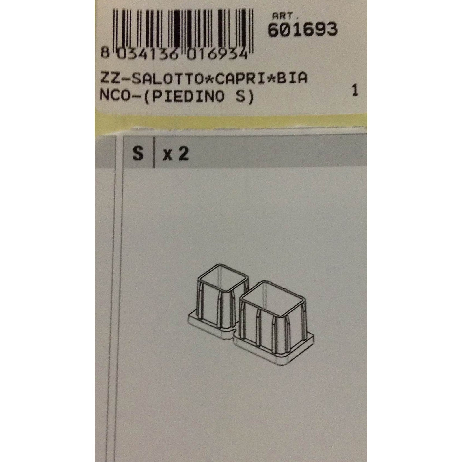 salotto capri bianco-(piedino s) cod:ferx.601693