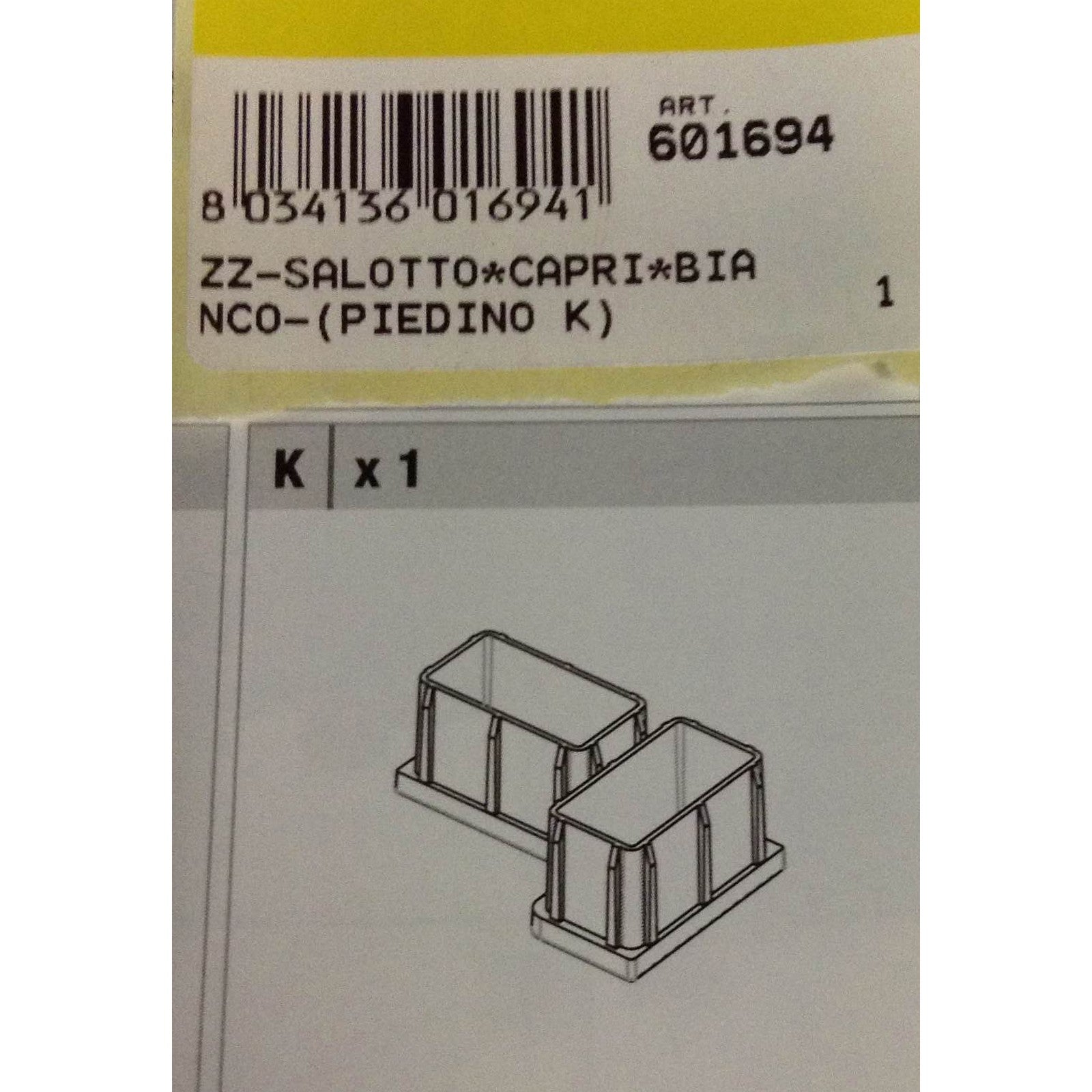 salotto capri bianco-(piedino k) cod:ferx.601694