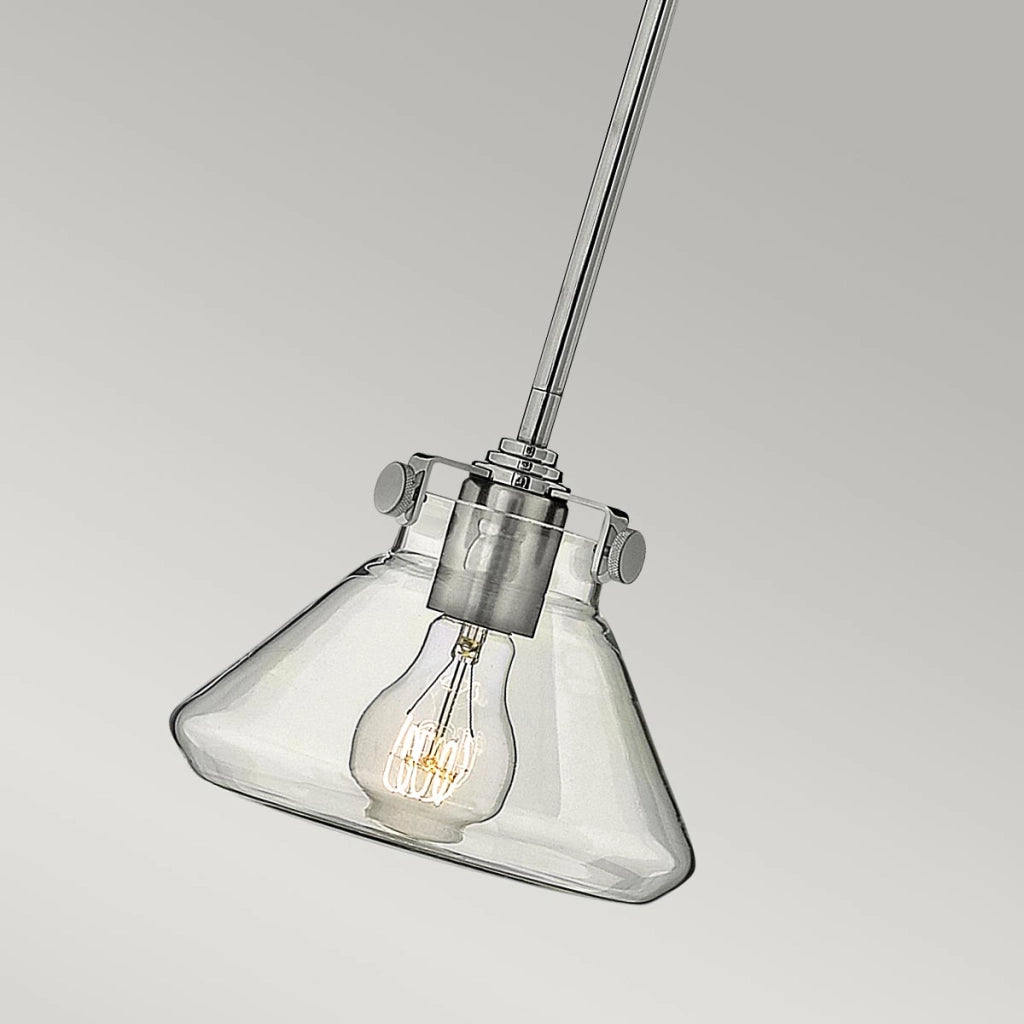 Lampada a sospensione Congress Hinkley cromo E27 Ø20