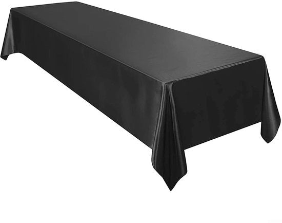 Tavolo coprente Satin 145x260 cm - Impermeabile - Antiscivolo - Decorativo - Stoffa in poliestere - Copertura tavolo
