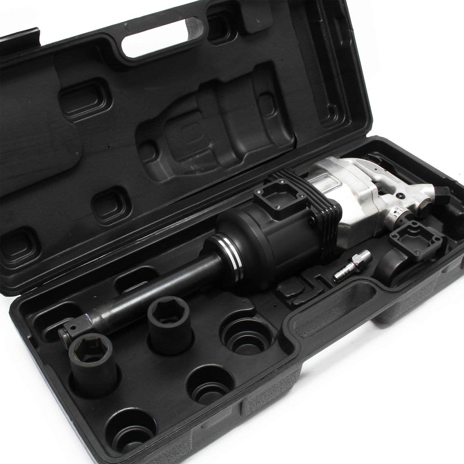 Avvitatore a impulsi pneumatico con albero lungo e accessori 2380 Nm, 1"