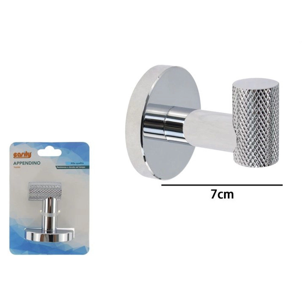 Trade Shop - Appendino Gancio Per Accappatoio Asciugamani In Acciaio Accessorio Arredo Bagno 87914 -