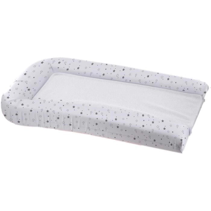 Fasciatoio DOMIVA in PVC + 2 spugne rimovibili - Bianco con stampa a stella