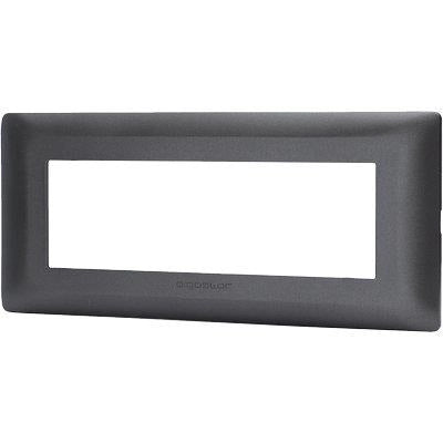 PLACCA COPRIFRUTTI ABM - NERO POSTI 6 MM 190X85- 8 pezzi