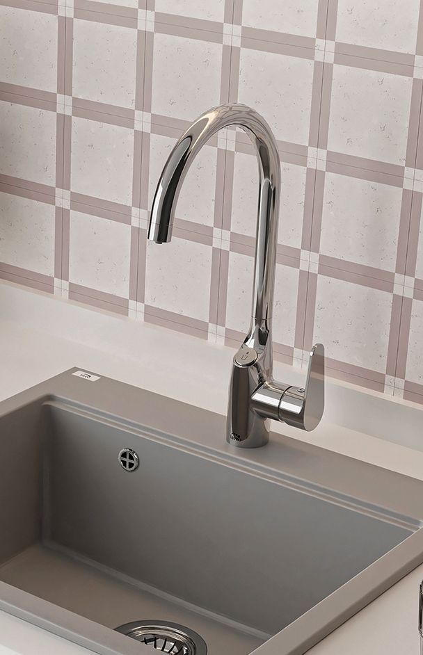 Miscelatore cucina con Filtro acqua potabile | Cromato e Design Moderno