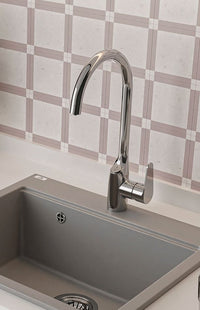 Miscelatore cucina con Filtro acqua potabile | Cromato e Design Moderno