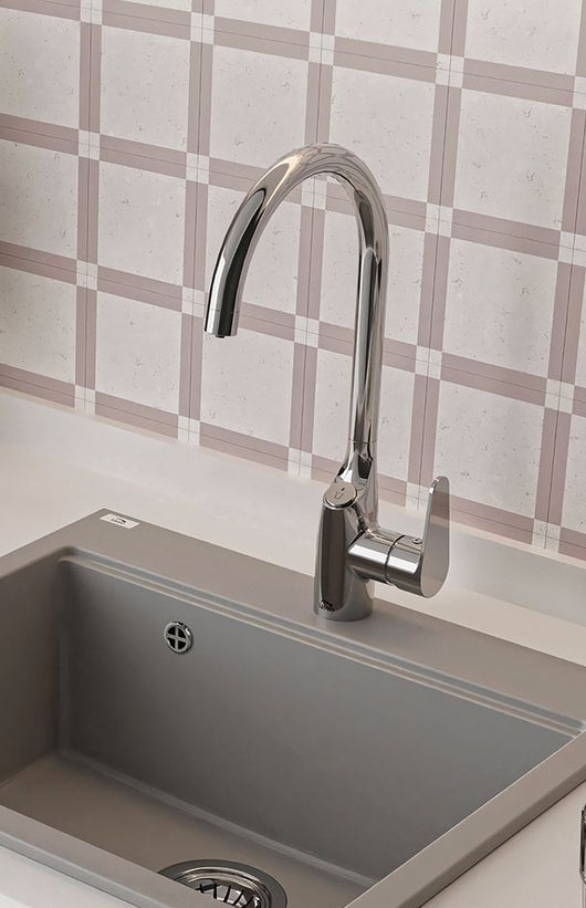 Miscelatore cucina con Filtro acqua potabile | Cromato e Design Moderno