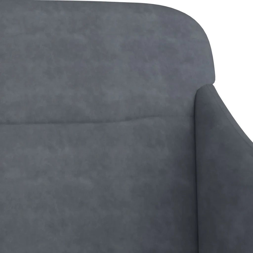 Panca Grigio Scuro 110x76x80 cm in Velluto CFW8761445