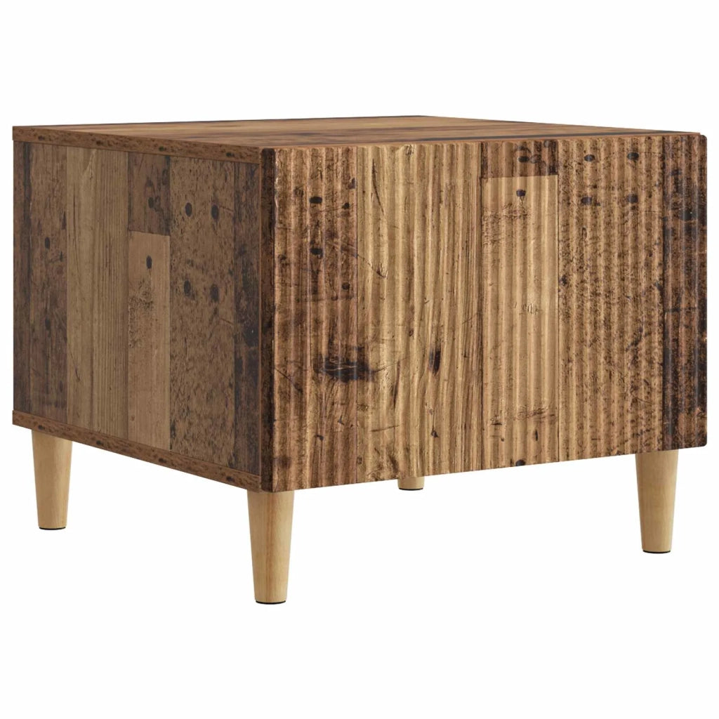 Tavolino da salotto con cassetto Legno antico 49 x 50 x 40 cm