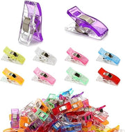 Accessori per cucire e quilting - 100 pezzi - Clip per oggetti pendenti - Clip multifunzionali per DIY - Tessere e cucire - Clips in diversi colori