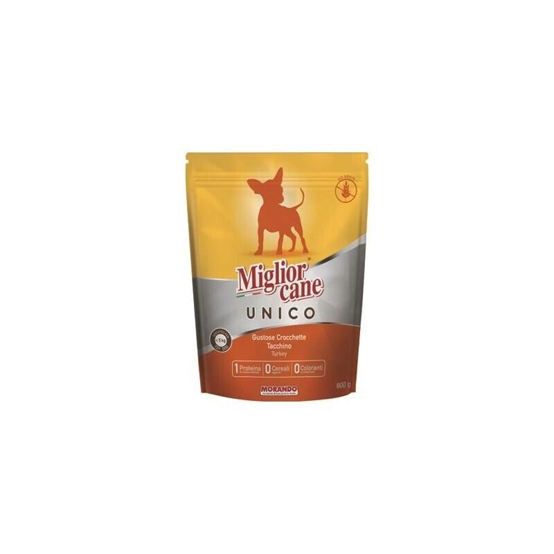 MIGLIOR CANE UNICO CROCCANTINI IN CONFEZIONE DA 800 GR AL TACCHINO