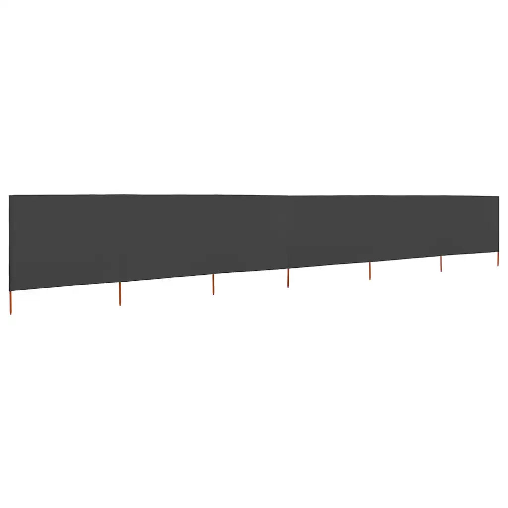 Paravento a 6 Pannelli in Tessuto 800x160 cm Antracite CFW6668891