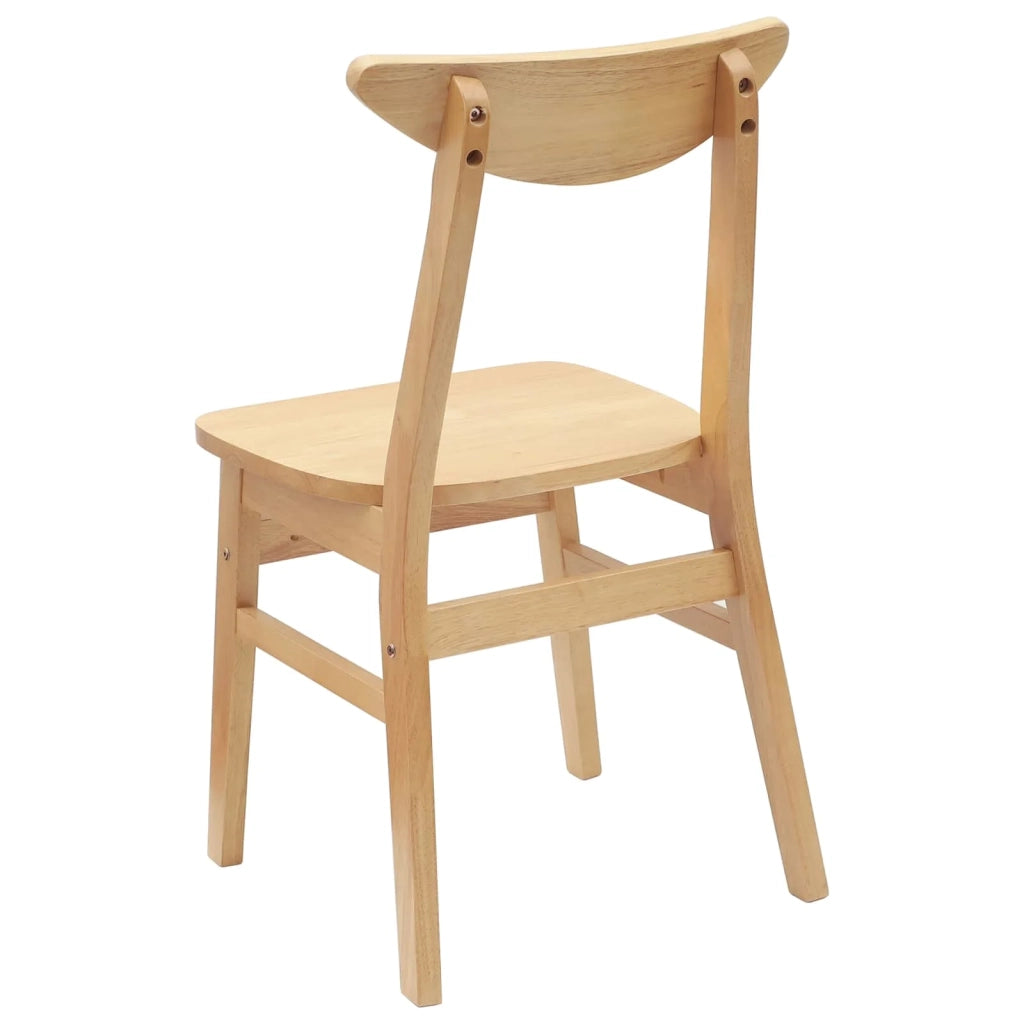 Sedie da pranzo 2 pcs Naturale 42 x 47.5 x 81 cm