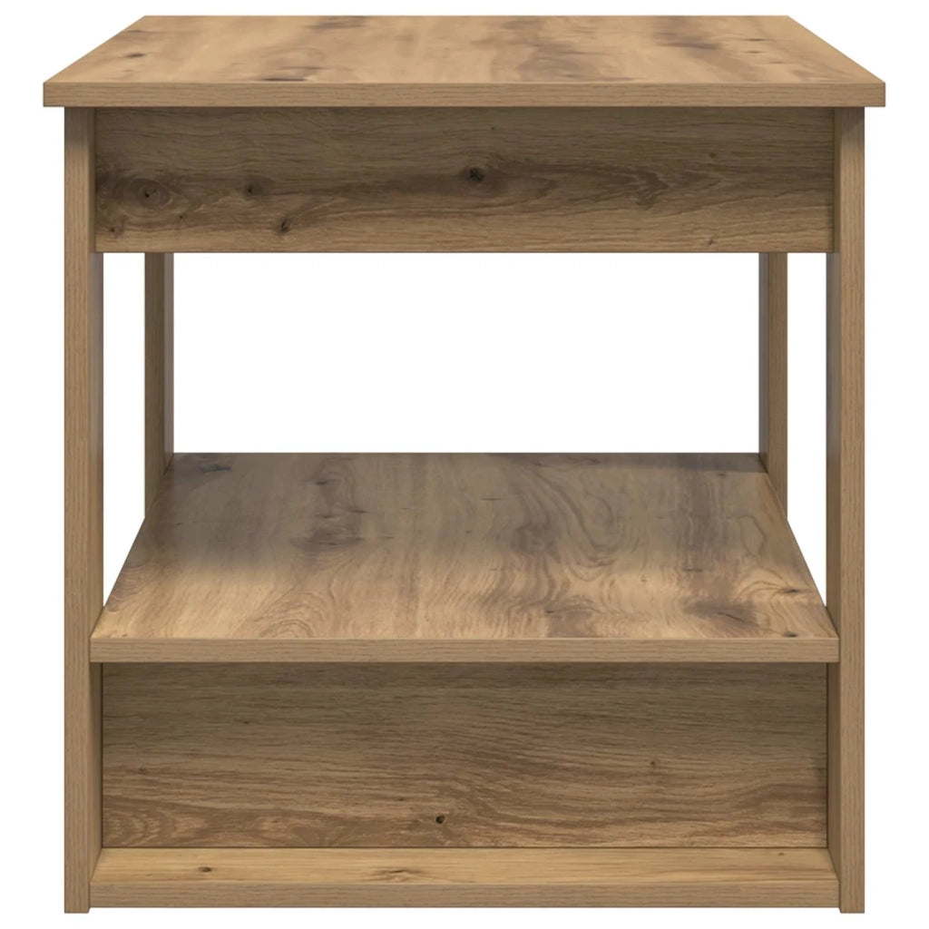 Tavolino da salotto Rovere artigianale 72 x 50 x 50 cm 8000195