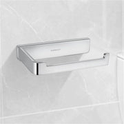 Sostegno per Carta igienica da Parete 304 Acciaio Inossidabile - Moderno Supporto per Carta igienica Laccato per Bagno e Ufficio