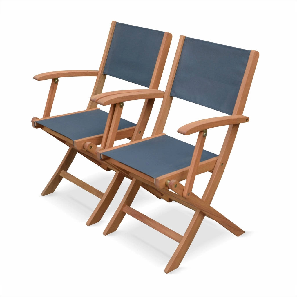 Set tavolo da giardino rettangolare allungabile in legno con 8 sedie,