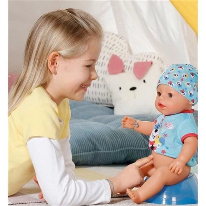 Bambola Baby Born Magic Boy 43 cm - Creazione Zapf - Occhi che si aprono e si chiudono - Accessori inclusi