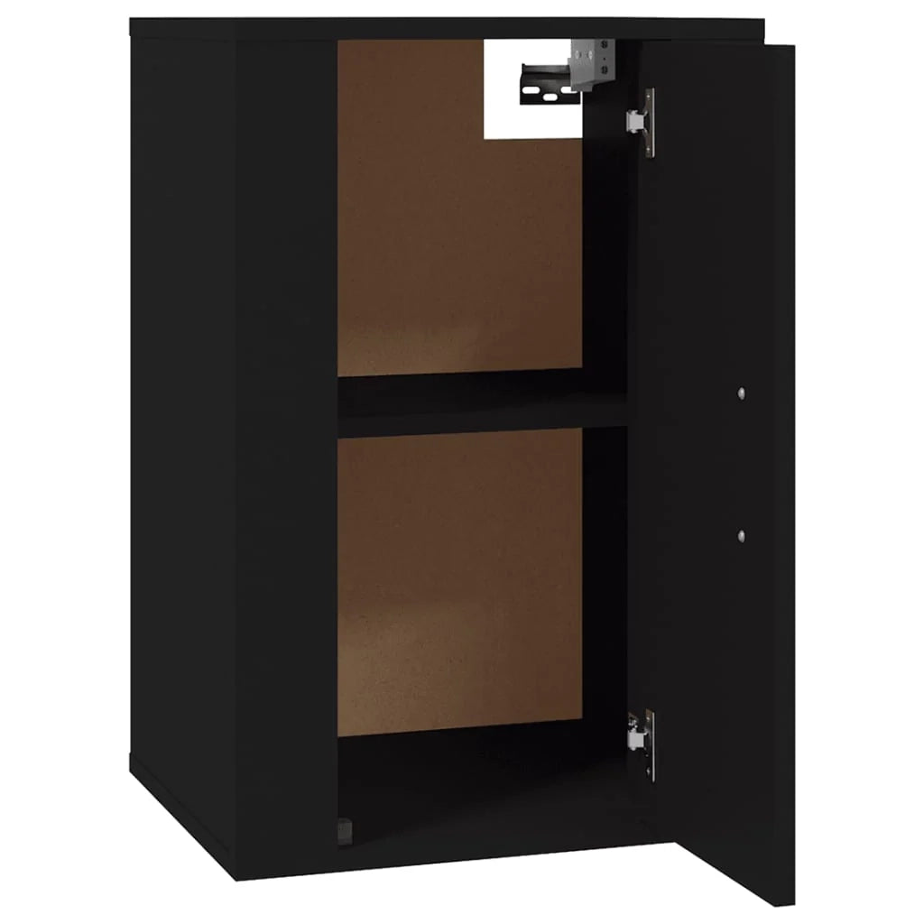 Mobile TV multimediale scaffale TV mobile TV credenza TV sala da pranzo soggiorno camera da letto montaggio a parete 40 x 34,5 x 60 cm nero 02_0027773