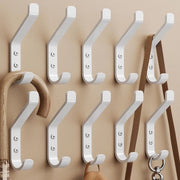 Kapstokhaken a spillo 10 pezzi, kapstokhaken a viti, chiodi a muro per giacche, cappotti, cappelli, chiodi metallici per camera da letto, soggiorno, bagno, armadio, stile vintage, bianco 10 cm