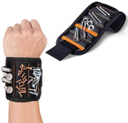 Cintura magnetica per polso - Gonna da fai da te con magneti forti - Nero - Multifunzionale e pratica - Ideale per le riparazioni - 2 tasche