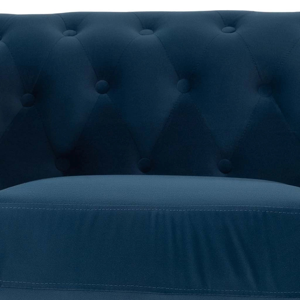 Poltrona blu navy 110x81x77h cm