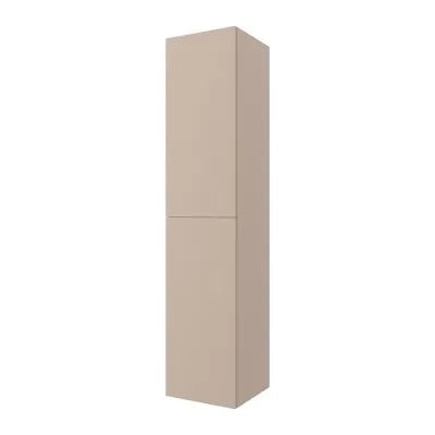 Colonna bagno sospesa 160 cm Melody cappuccino opaco con ante reversibili