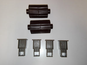 cassapanca con seduta lt.305 marrone (kit ruote) cod:ferx.602089