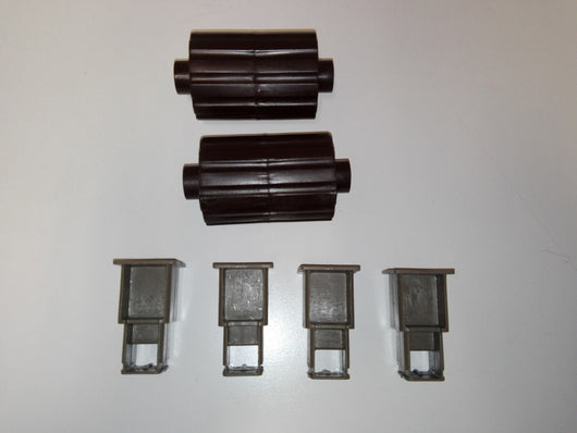 cassapanca con seduta lt.305 marrone (kit ruote) cod:ferx.602089