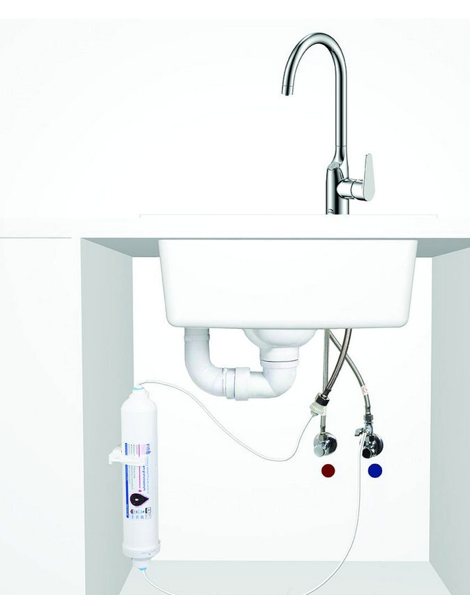 Miscelatore cucina con Filtro acqua potabile | Cromato e Design Moderno