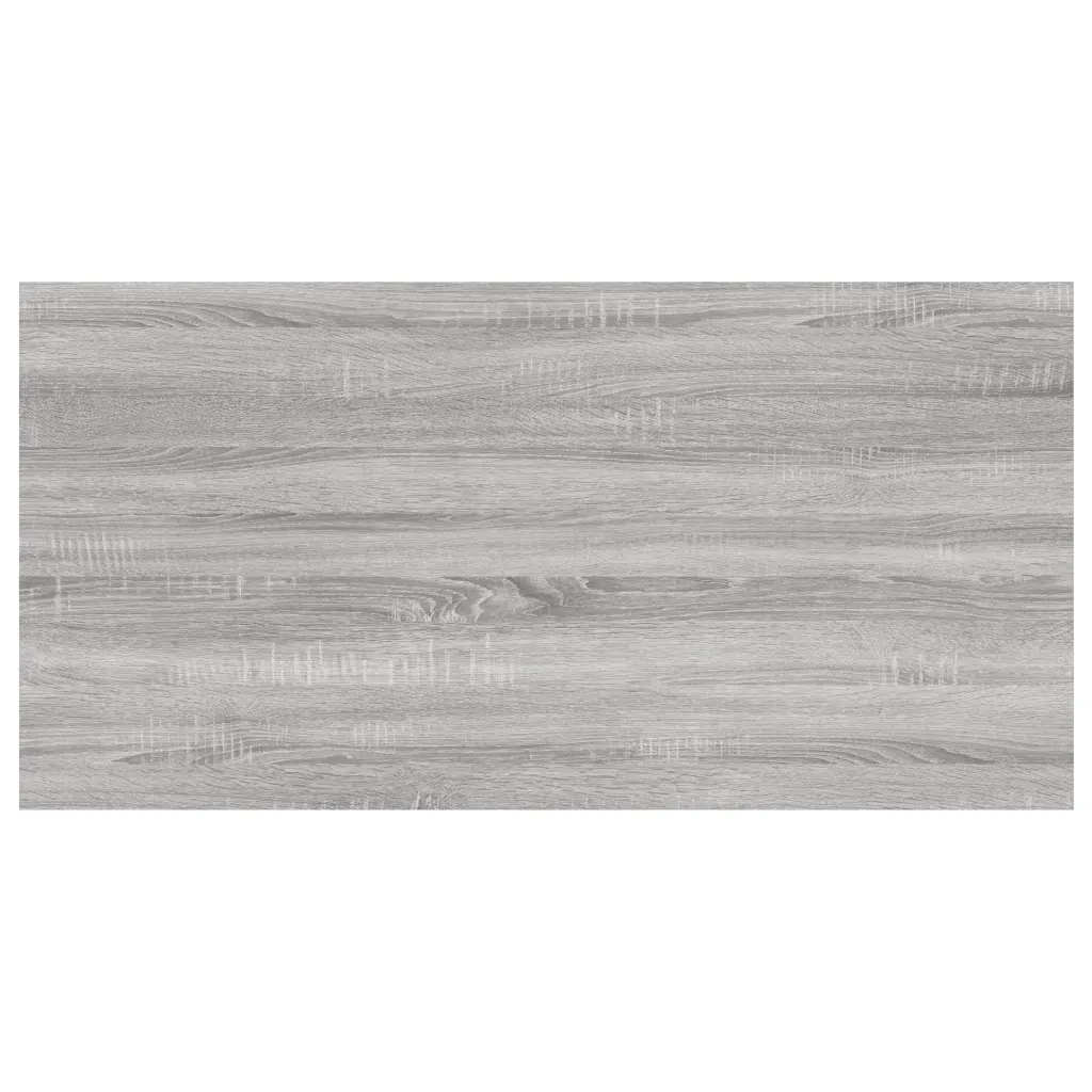 Mensole Parete 4pz Grigio Sonoma 60x30x1,5cm Legno Multistrato 838239