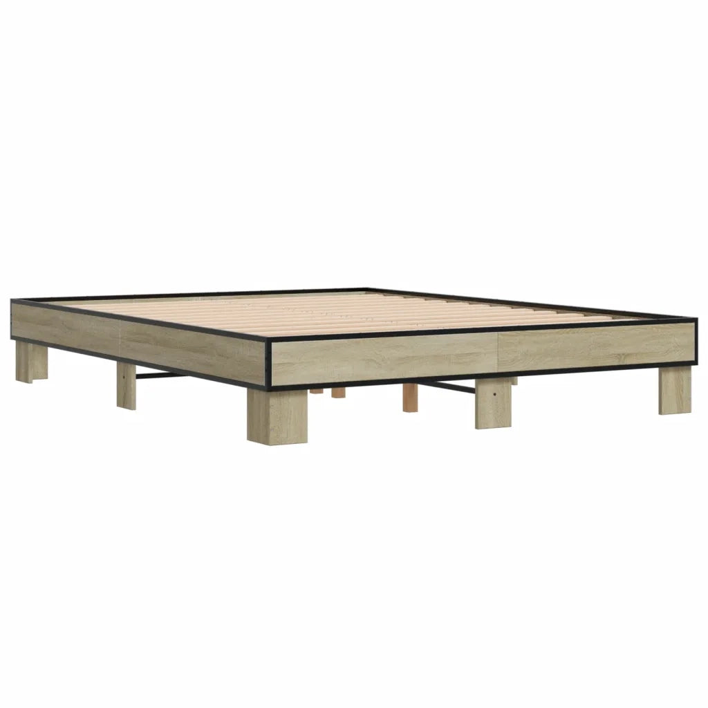 Giroletto Rovere Sonoma 150x200 cm in Legno Multistrato Metallo 3280233