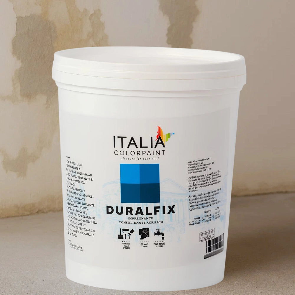 I pre trattamenti primer duralfix isolante acrilico consolidante trasparente *** formato 5 lt, confezione 1