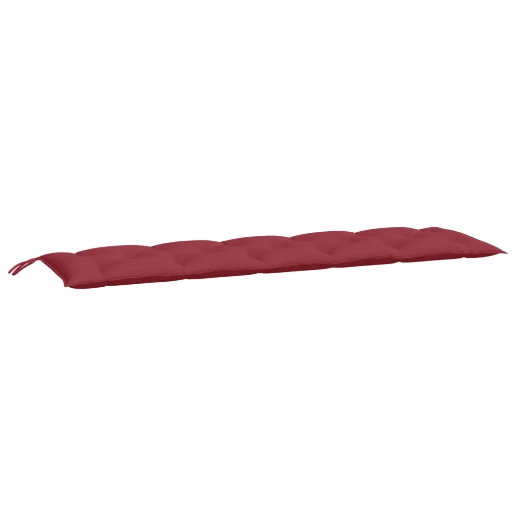 Cuscino per Panca-Cuscini per panchina Rosso Vino 180x50x7 cm in Tessuto Oxford