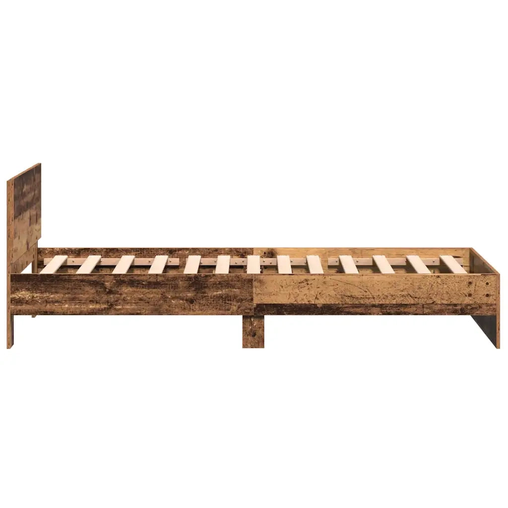 Struttura del letto-Giroletto Legno vecchio 203 x 104 x 70 cm