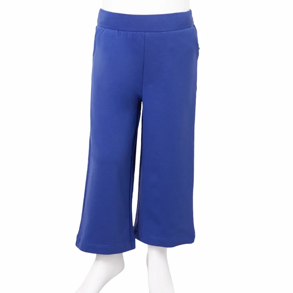 Pantaloni per Bambini a Gamba Larga Blu Cobalto 140 CFW9595208