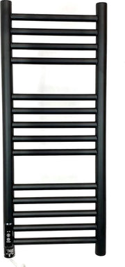 Riscaldatore Radiatore Elettrico - Siena 300w x 720h Matto Nero con Timer Efficienza Energetica