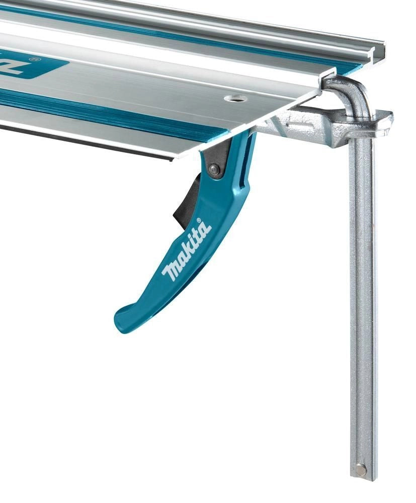 Makita 199826-6 Set di Morsetti a Sgancio Rapido per Guide 2 Pezzi Acciaio Blu - Argento colore Blu - Argento