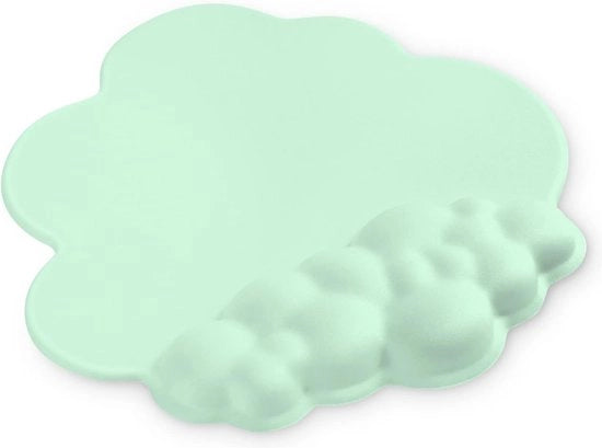 Muismat con supporto al polso, muismat ergonomico, base antiscivolo muismat per una gestione comoda e precisa, pannello di gioco per scrivere/gestione del bureau - colore lichtgroen