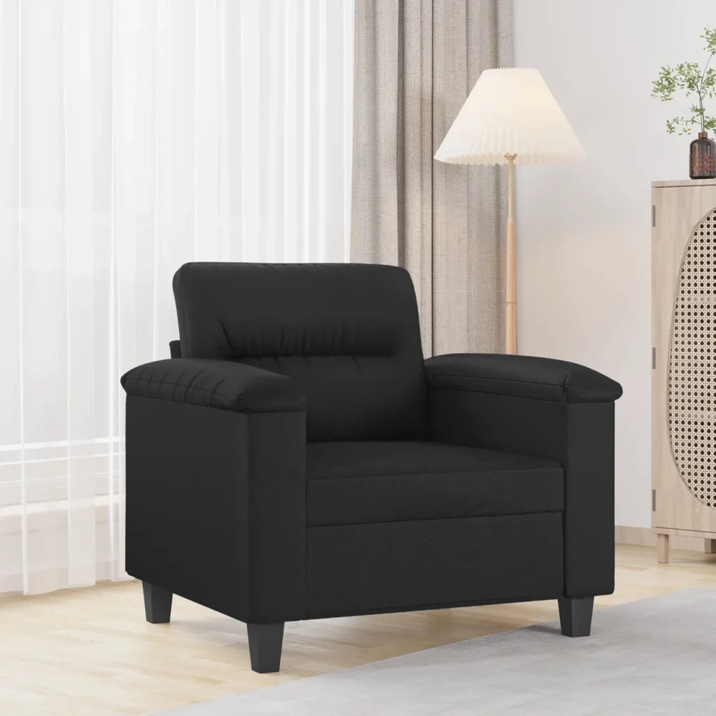 Poltrona Nera 60 cm in Similpellecod mxl 83376