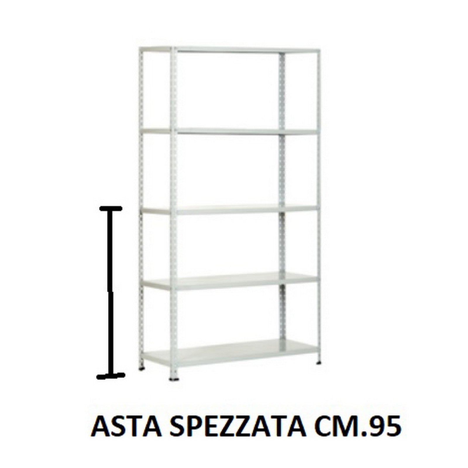 asta spezzata cm.95 x panda kit 30x100 cod:ferx.602664