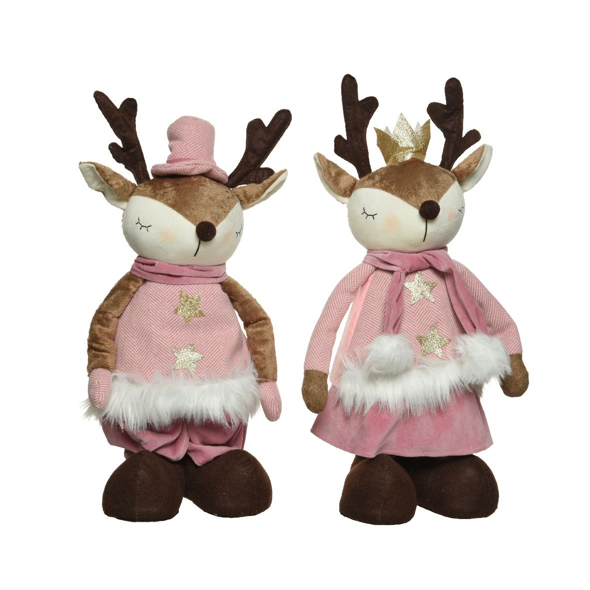 RENNA DECORATIVA ROSA 2 ASS