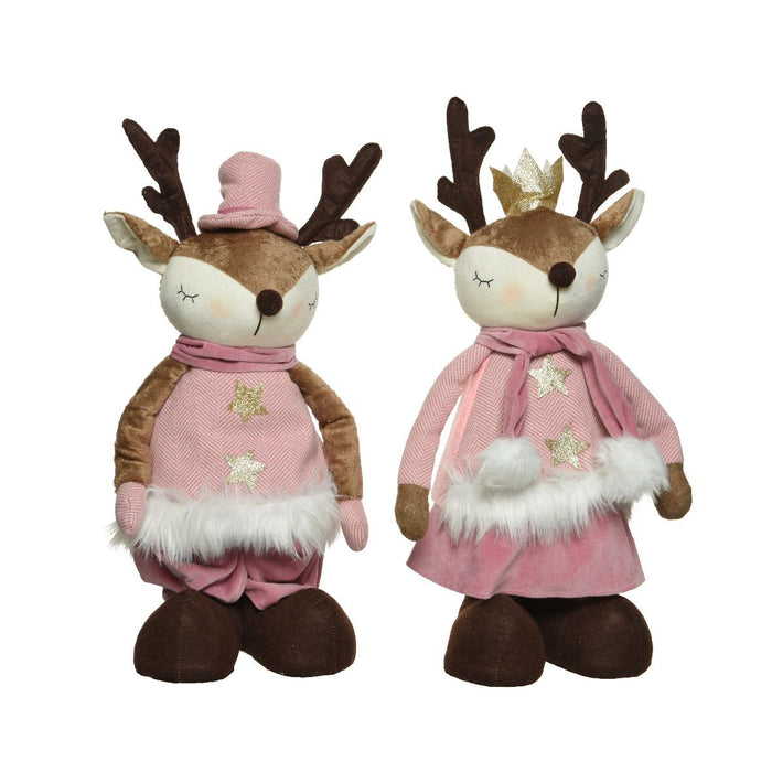 RENNA DECORATIVA ROSA 2 ASS