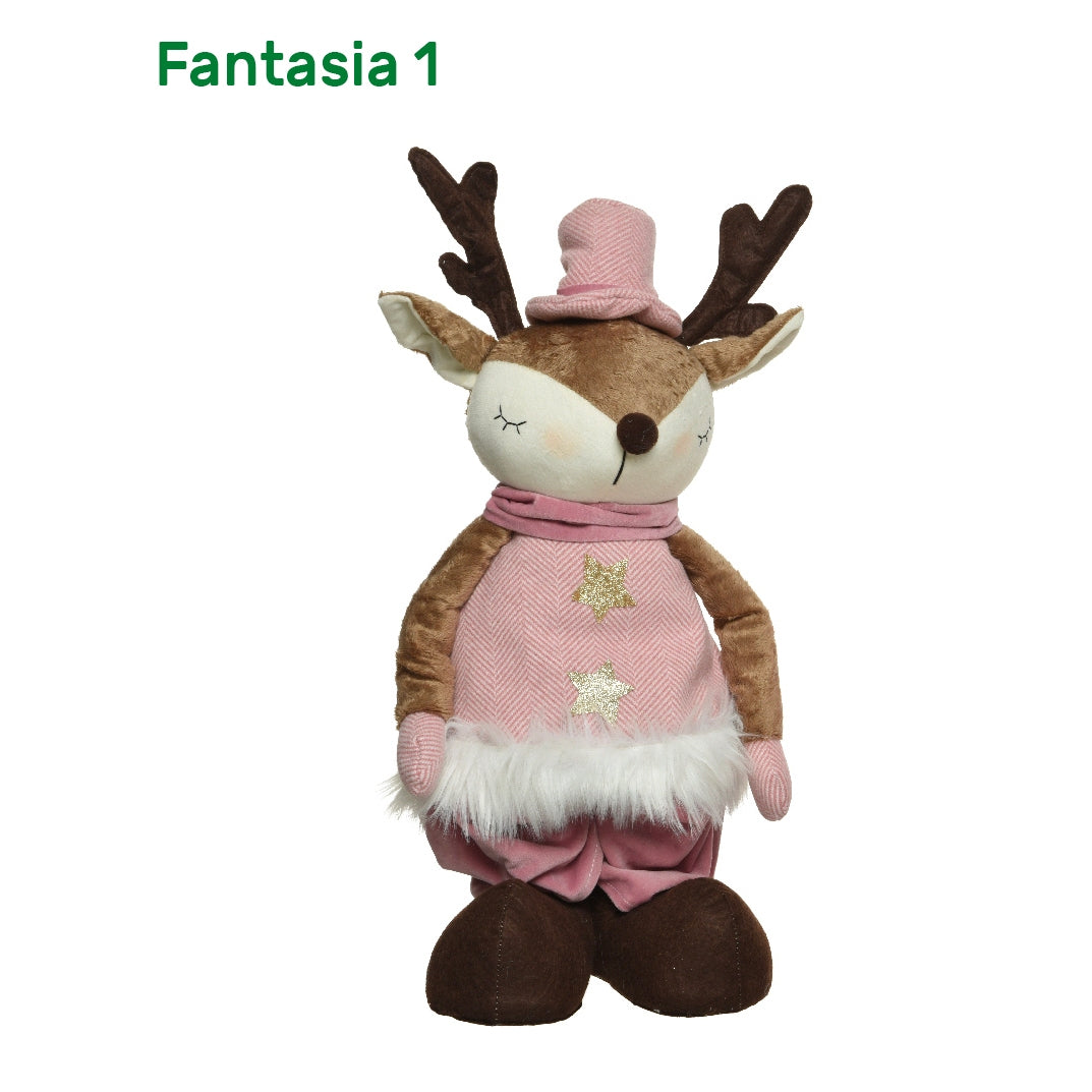 RENNA DECORATIVA ROSA 2 ASS