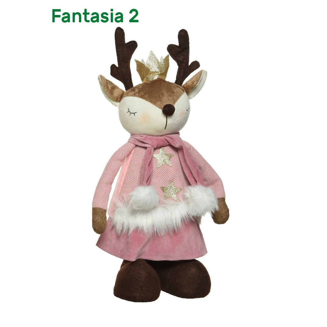 RENNA DECORATIVA ROSA 2 ASS