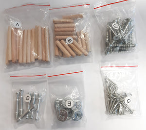 kit montaggio x libreria modello cubo 10 cod:ferx.602690