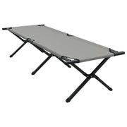 Letto da campeggio pieghevole Grigio 193 x 69 x 45 cm CFW7164822